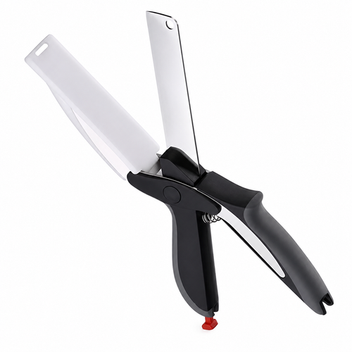 Cortador Cocina 2 En 1 Cuchillo Tijeras