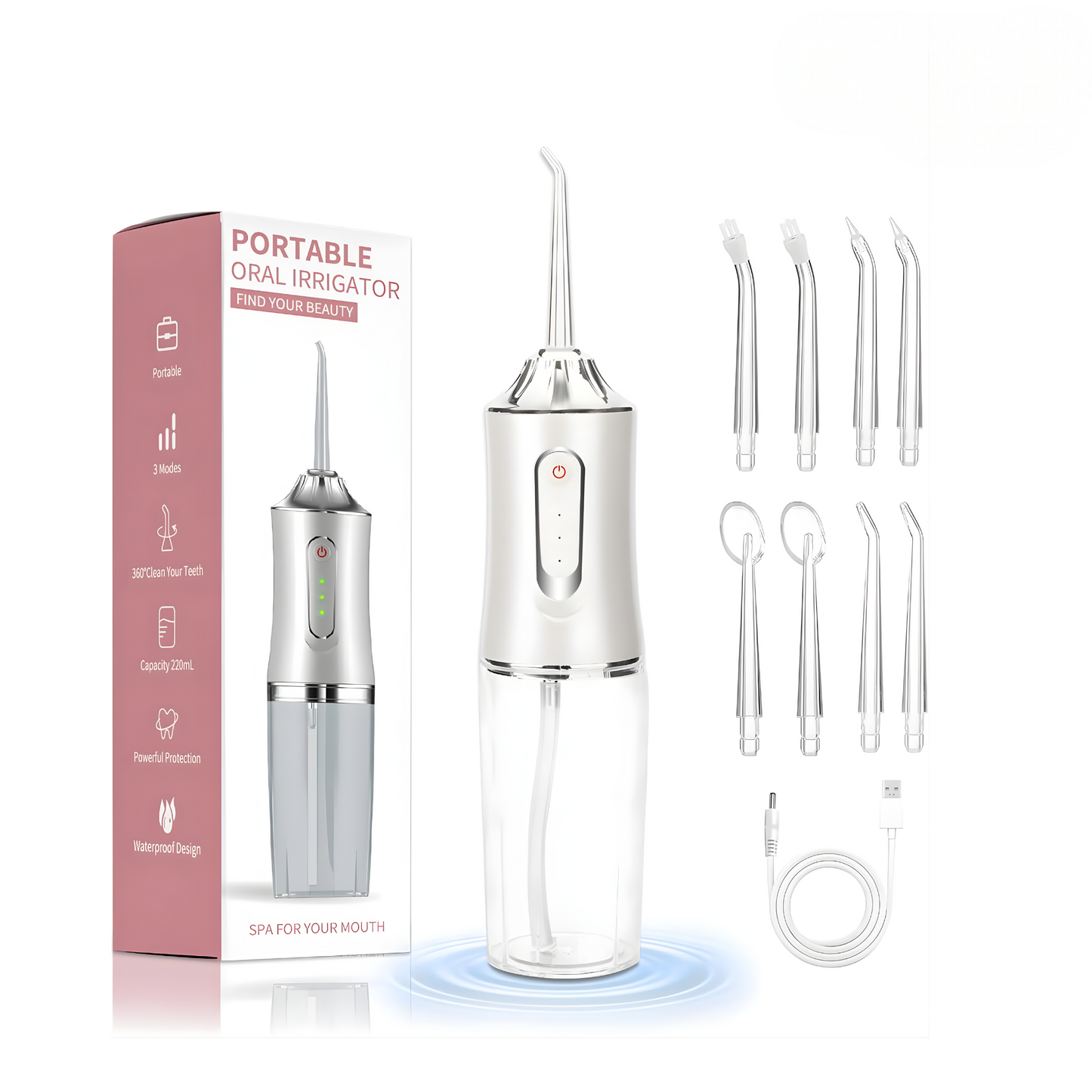 Irrigador Bucal Limpiador Dientes
